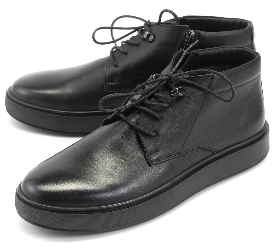 мужские ботинки натуральная кожа/байка corvetto италия