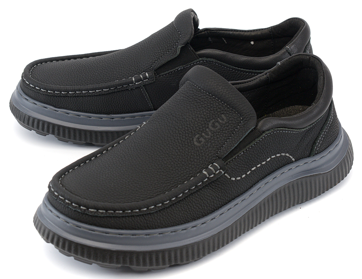 мужские полуботинки натуральная кожа gugu германия