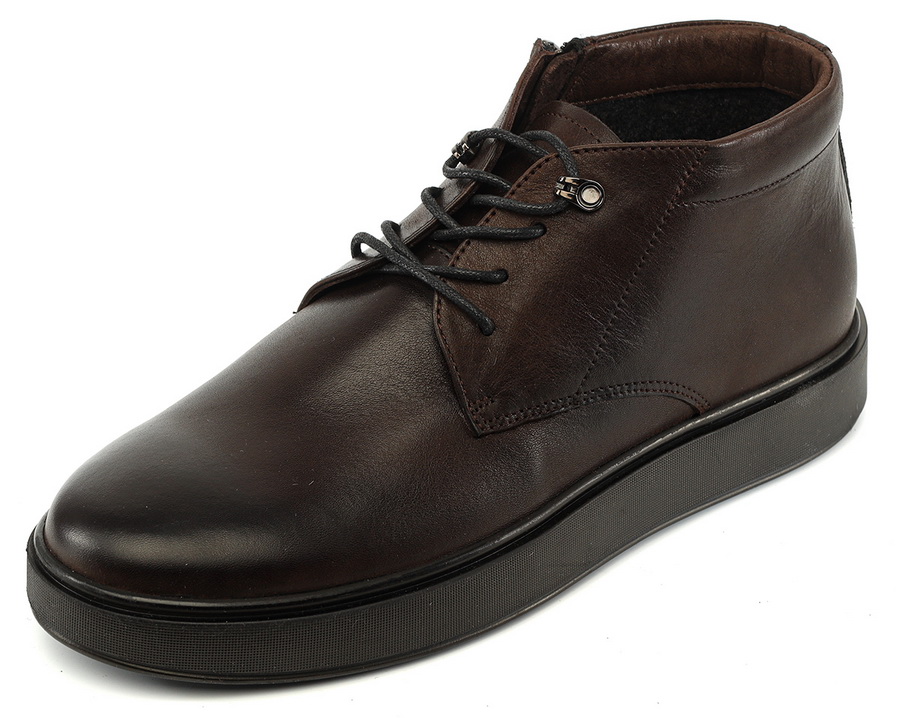 мужские ботинки натуральная кожа/байка corvetto италия