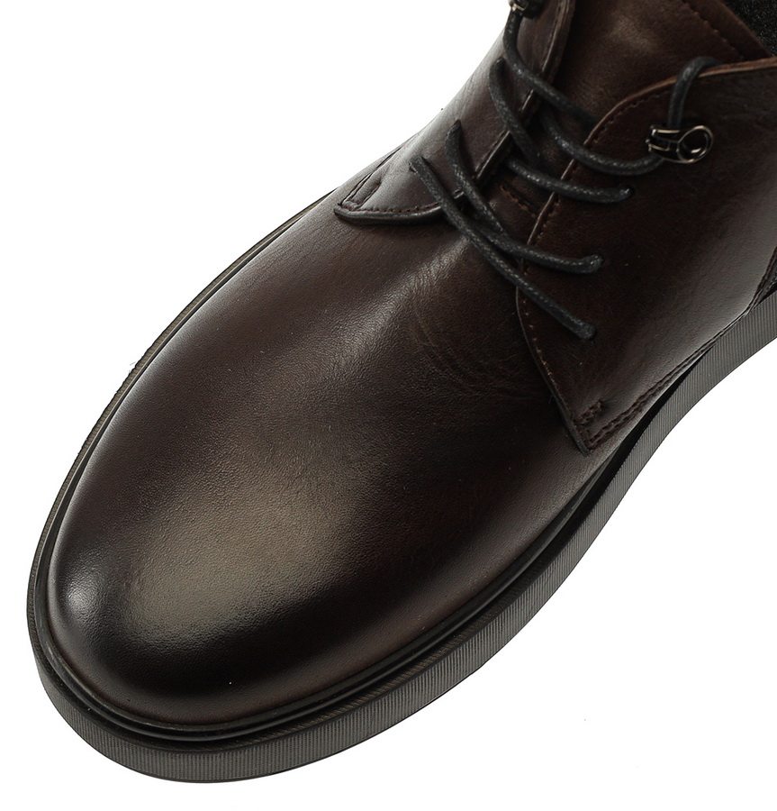 мужские ботинки натуральная кожа/байка corvetto италия