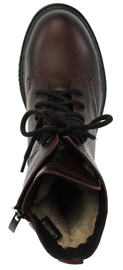 женские полусапоги натуральная кожа / шерсть corvetto италия