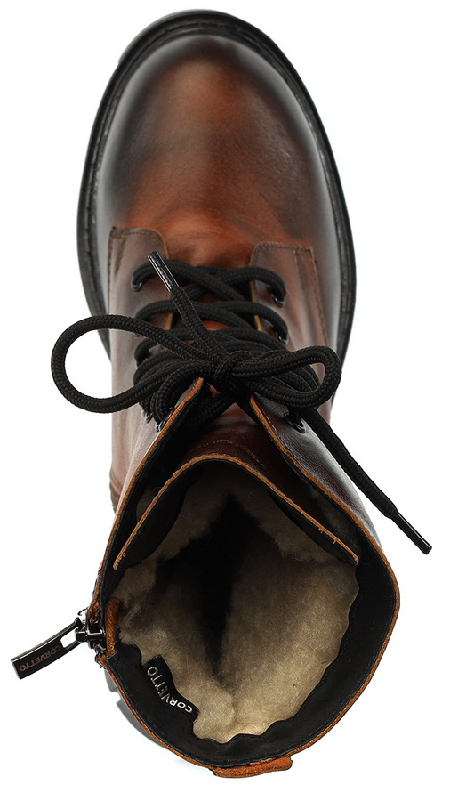 женские полусапоги натуральная кожа / шерсть corvetto италия