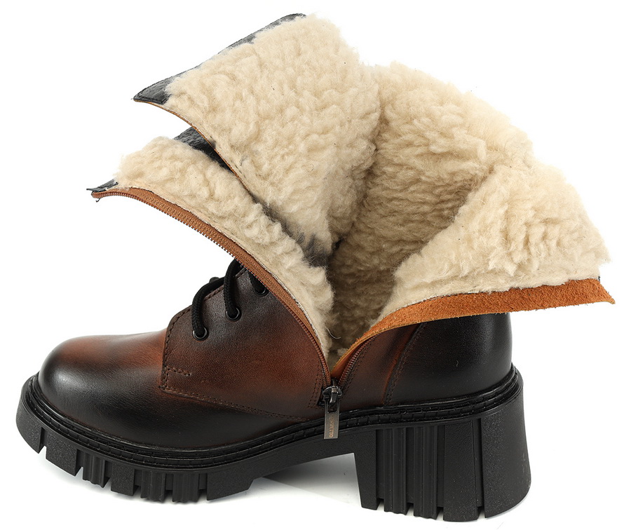 женские полусапоги натуральная кожа / шерсть corvetto италия