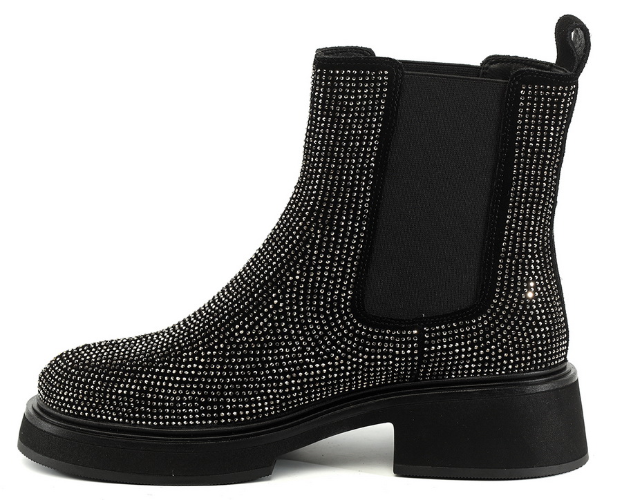 женские ботинки челси натуральная кожа/ натуральный мех gugu германия