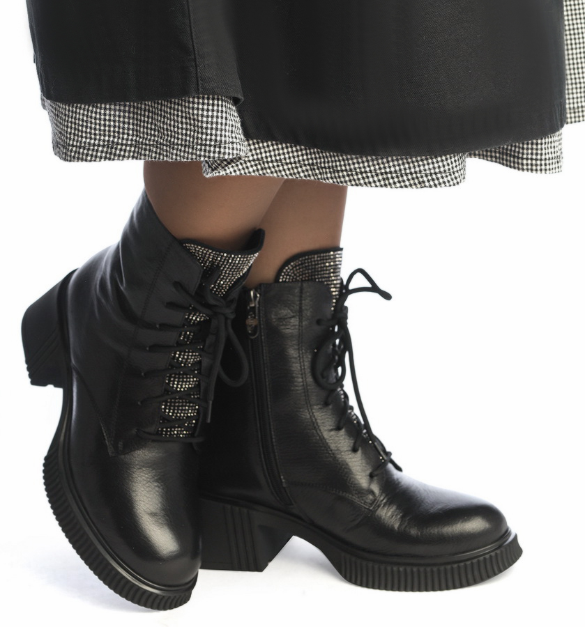 женские ботинки натуральная кожа/ натуральный мех gugu германия