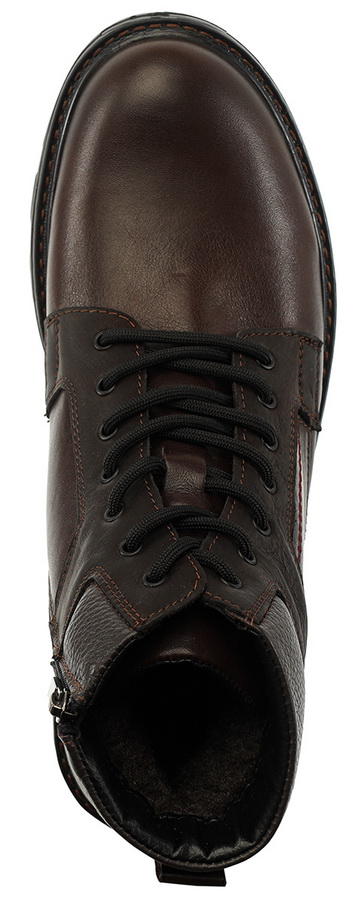 мужские ботинки натуральная кожа / шерсть россия