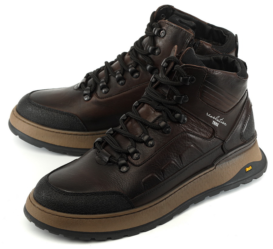 мужские ботинки натуральная кожа / шерсть wellkraft россия