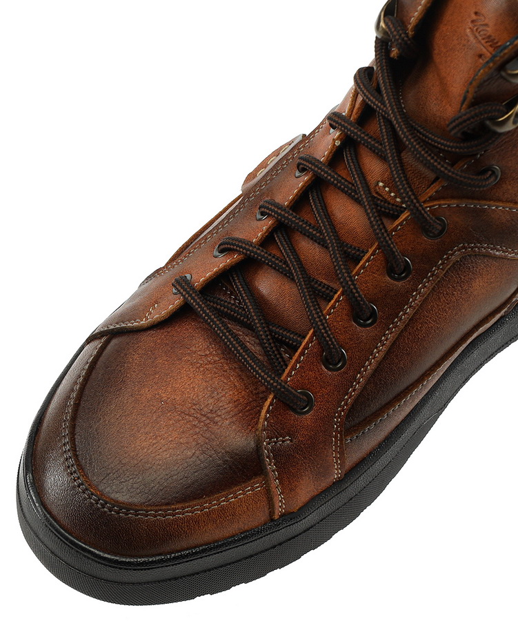 мужские ботинки натуральная кожа / шерсть wellkraft россия