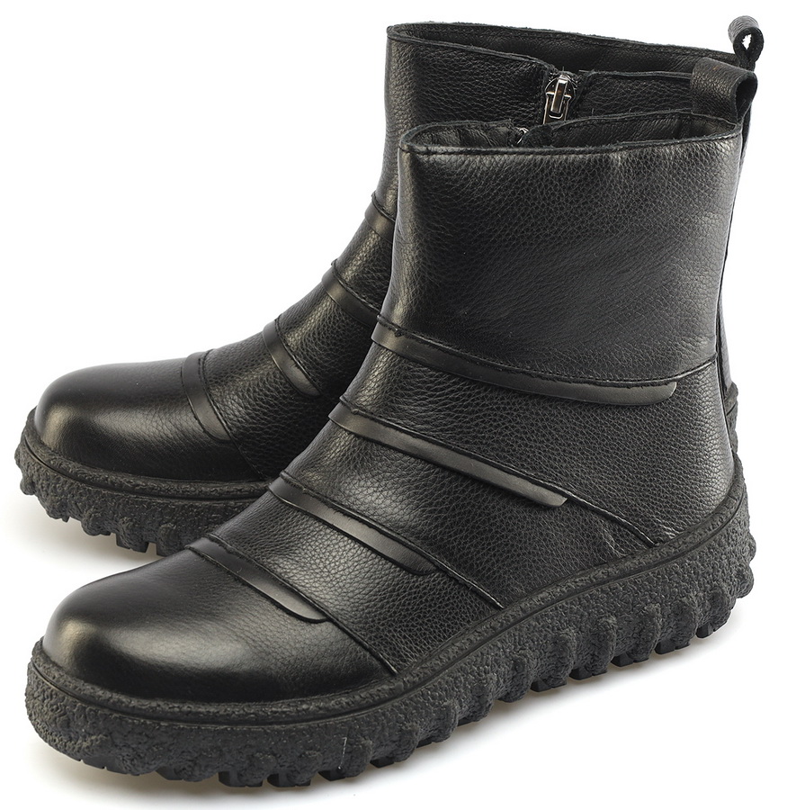 женские ботинки натуральная кожа / натуральный мех gugu германия