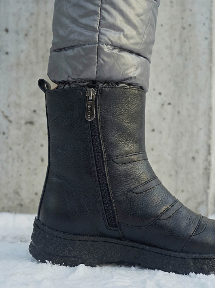 женские ботинки натуральная кожа / натуральный мех gugu германия