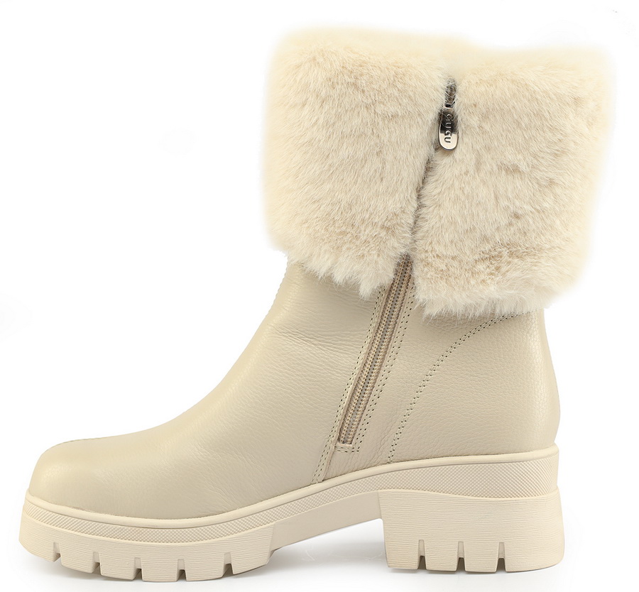 женские сапоги натуральная кожа / натуральный мех gugu германия