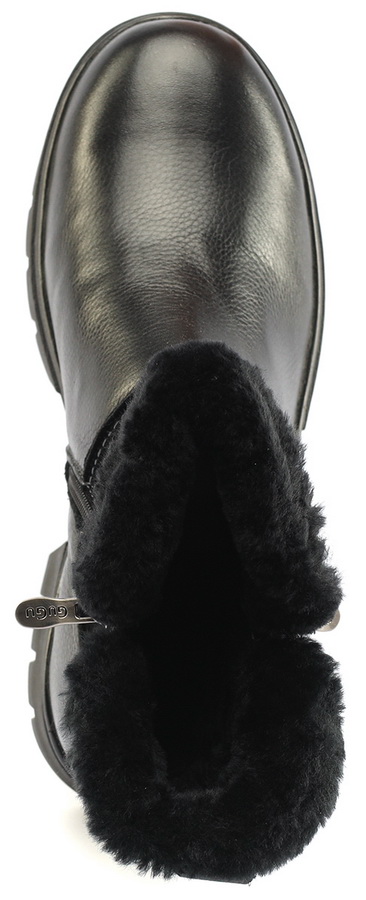 женские сапоги натуральная кожа+велюр / натуральный мех gugu германия