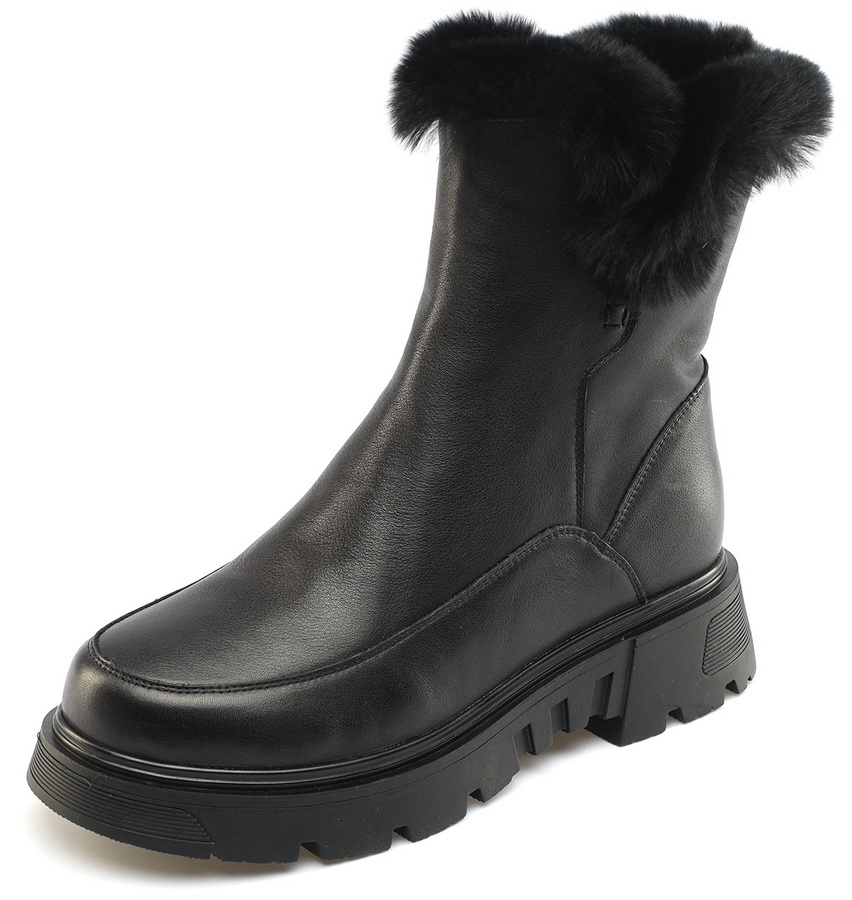 женские полусапоги натуральная кожа натуральный мех gugu германия