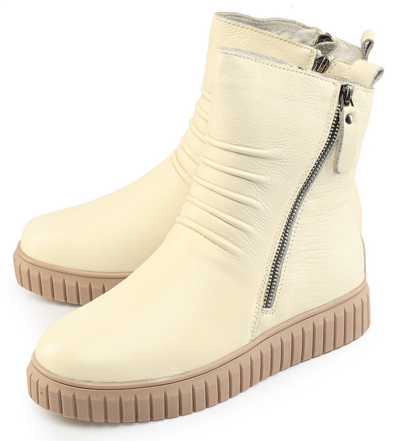 женские ботинки натуральная кожа / натуральный мех gugu германия