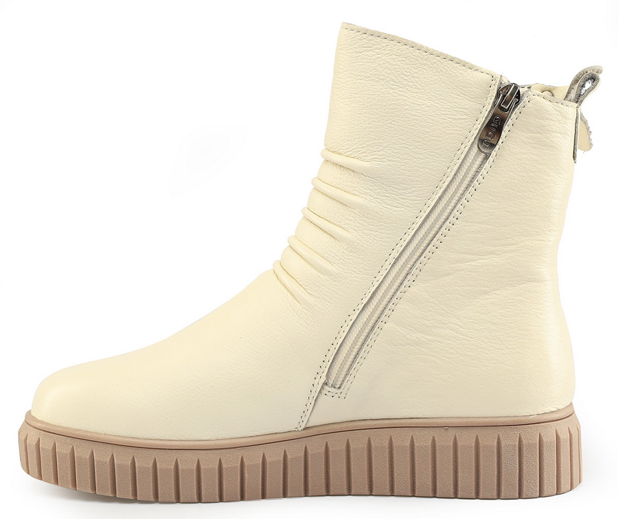 женские ботинки натуральная кожа / натуральный мех gugu германия