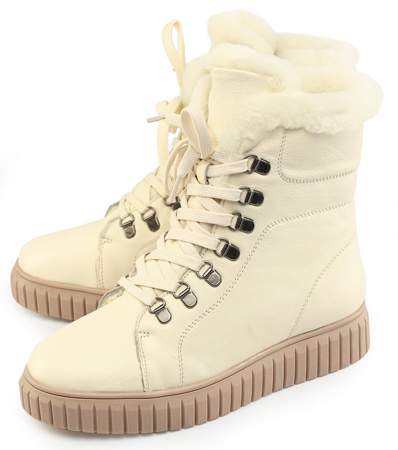 женские ботинки натуральная кожа / натуральный мех gugu германия