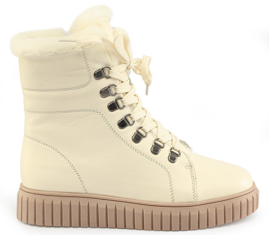 женские ботинки натуральная кожа / натуральный мех gugu германия