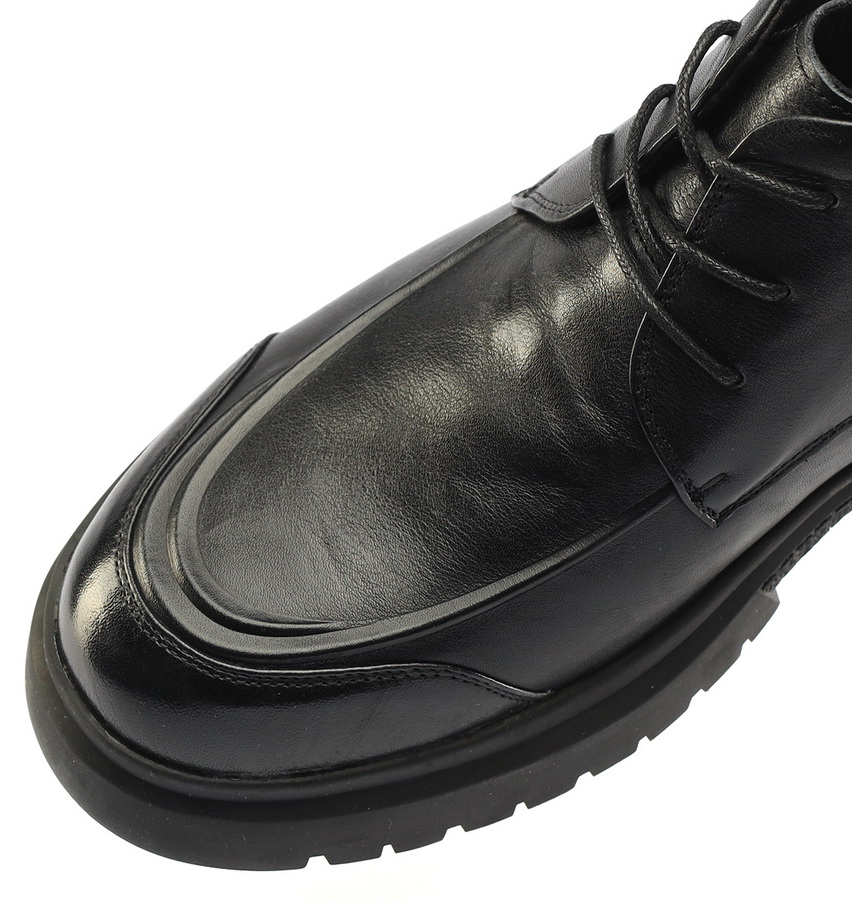 мужские ботинки натуральная кожа/байка gugu