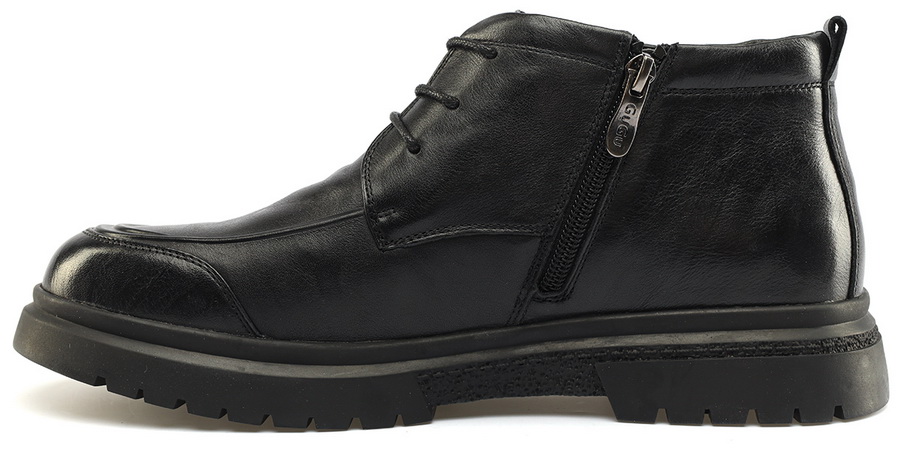 мужские ботинки натуральная кожа/байка gugu