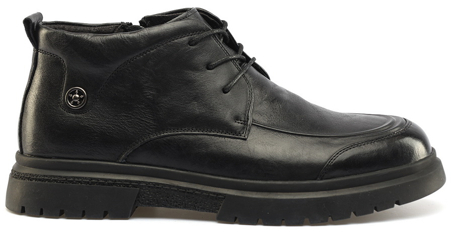 мужские ботинки натуральная кожа/байка gugu