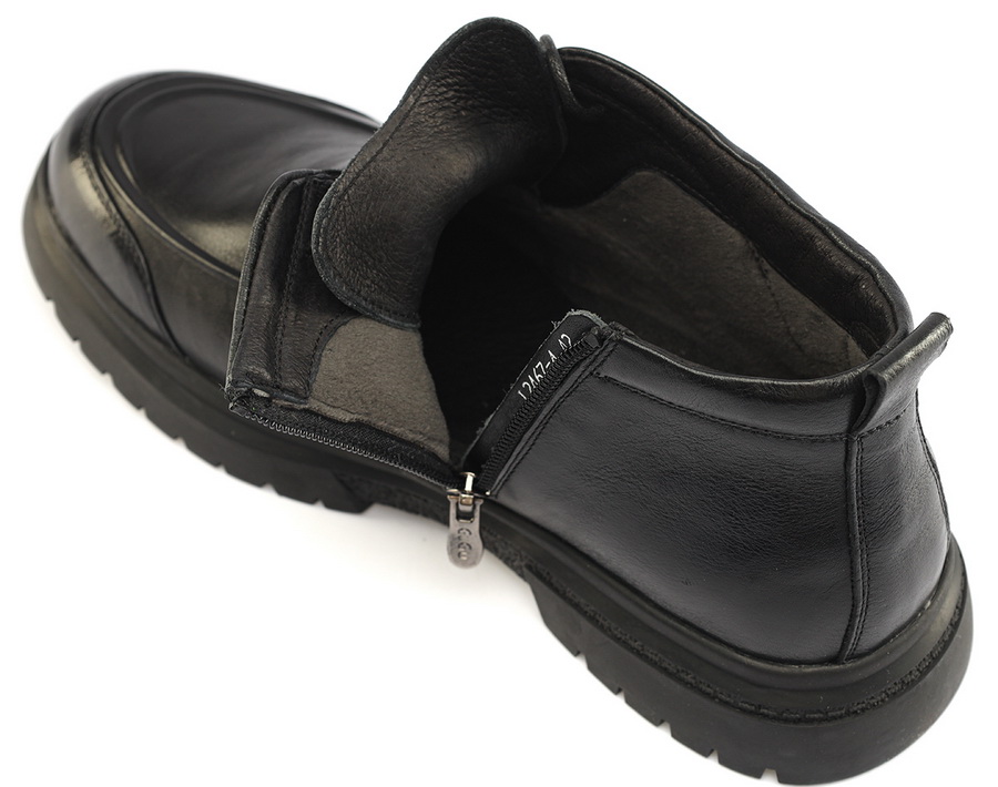 мужские ботинки натуральная кожа/байка gugu