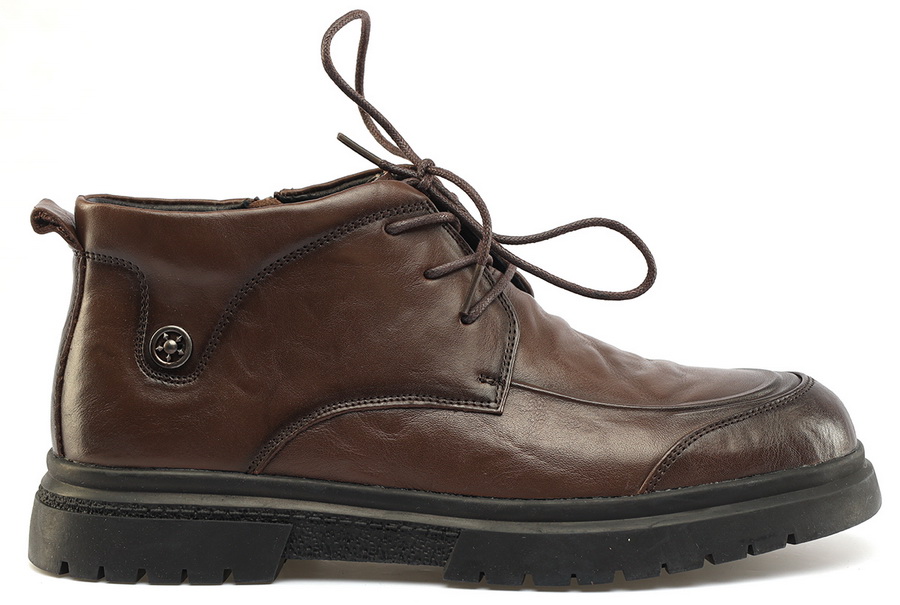 мужские ботинки натуральная кожа/байка gugu