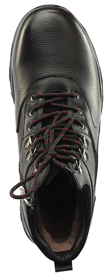 мужские ботинки натуральная кожа / натуральный мех gugu