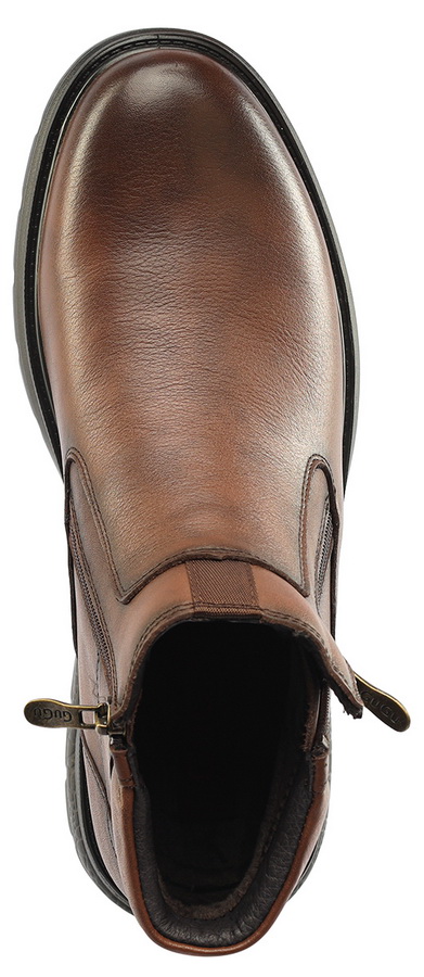 мужские ботинки натуральная кожа/евромех gugu