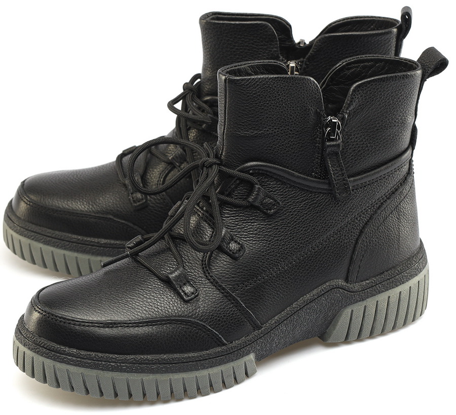 женские ботинки натуральная кожа натуральный мех gugu германия