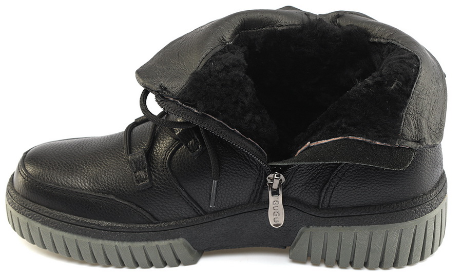 женские ботинки натуральная кожа натуральный мех gugu германия