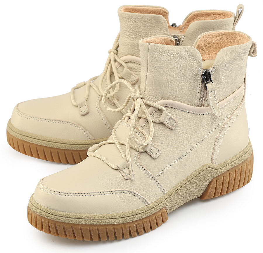 женские ботинки натуральная кожа натуральный мех gugu германия