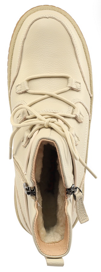 женские ботинки натуральная кожа натуральный мех gugu германия