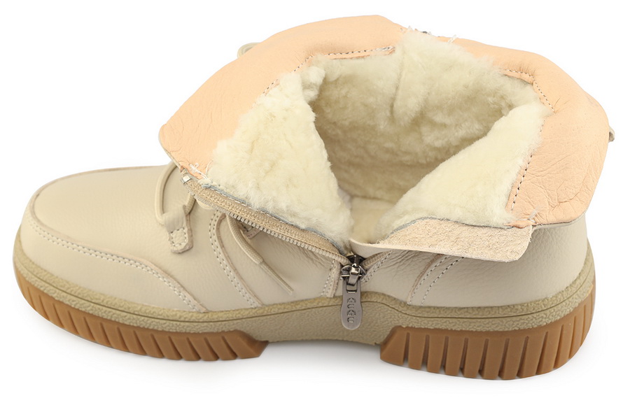 женские ботинки натуральная кожа натуральный мех gugu германия