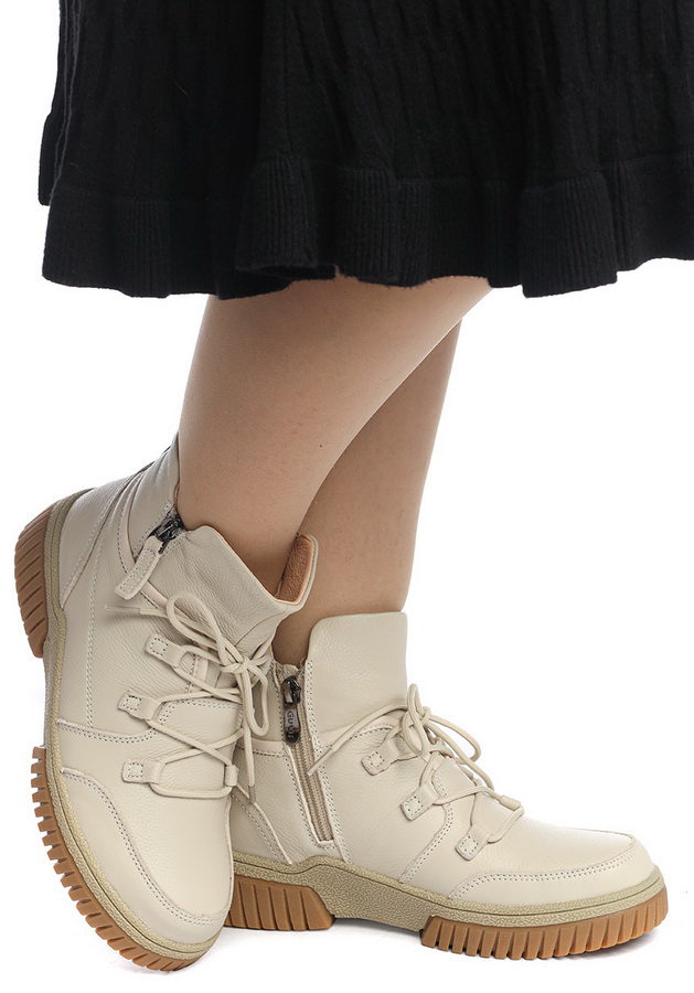 женские ботинки натуральная кожа натуральный мех gugu германия