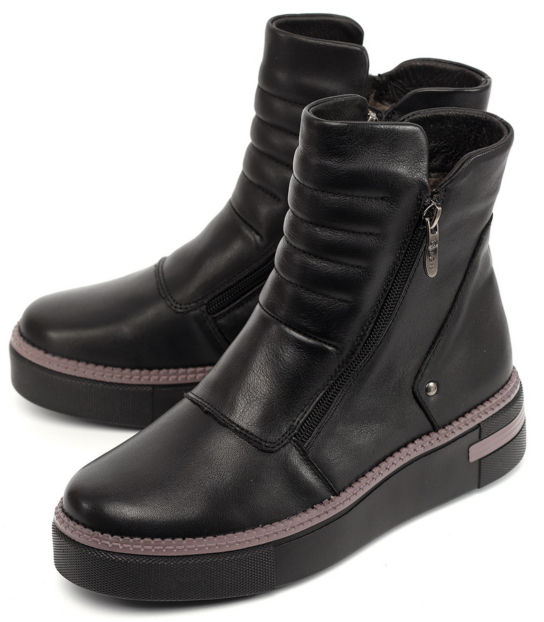 женские ботинки натуральная кожа натуральный мех gugu германия