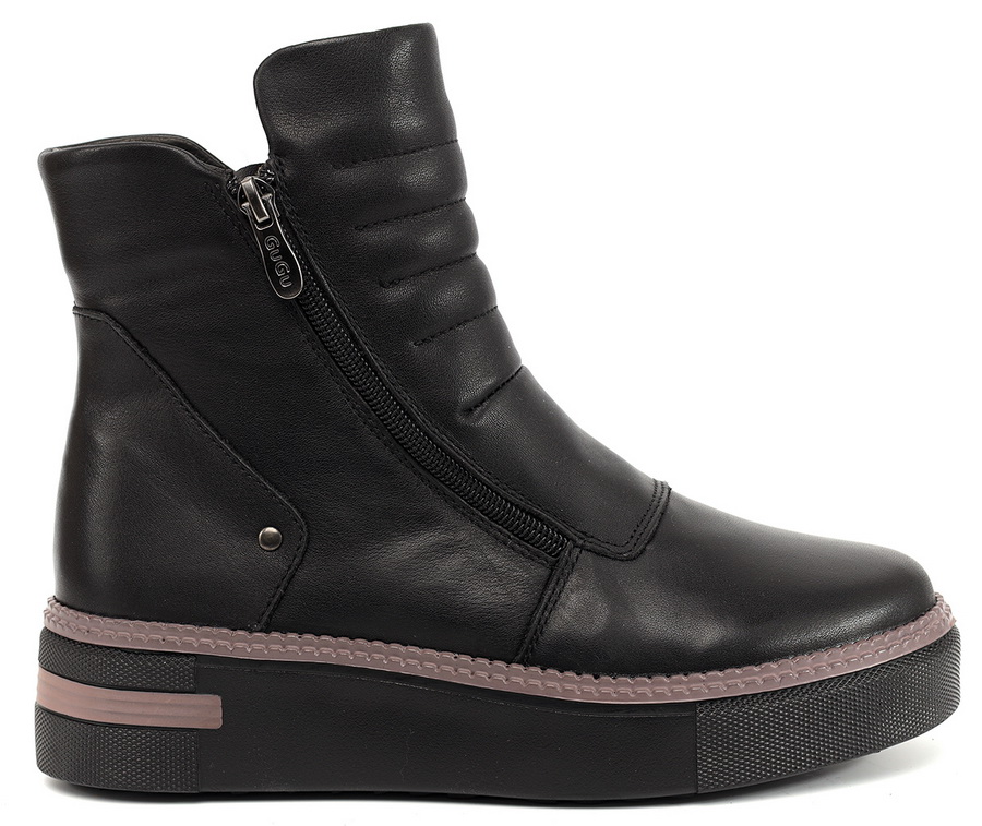 женские ботинки натуральная кожа натуральный мех gugu германия