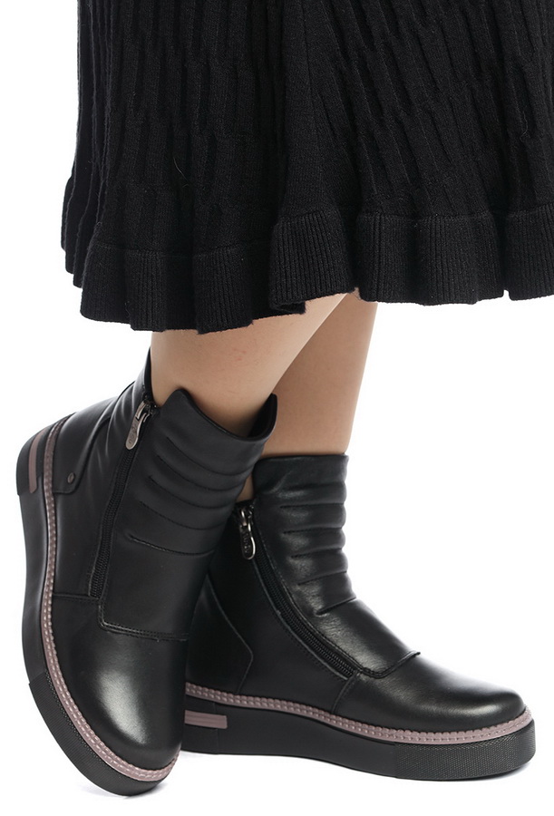 женские ботинки натуральная кожа натуральный мех gugu германия