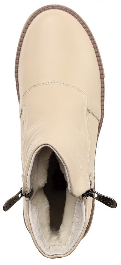 женские ботинки натуральная кожа натуральный мех gugu германия