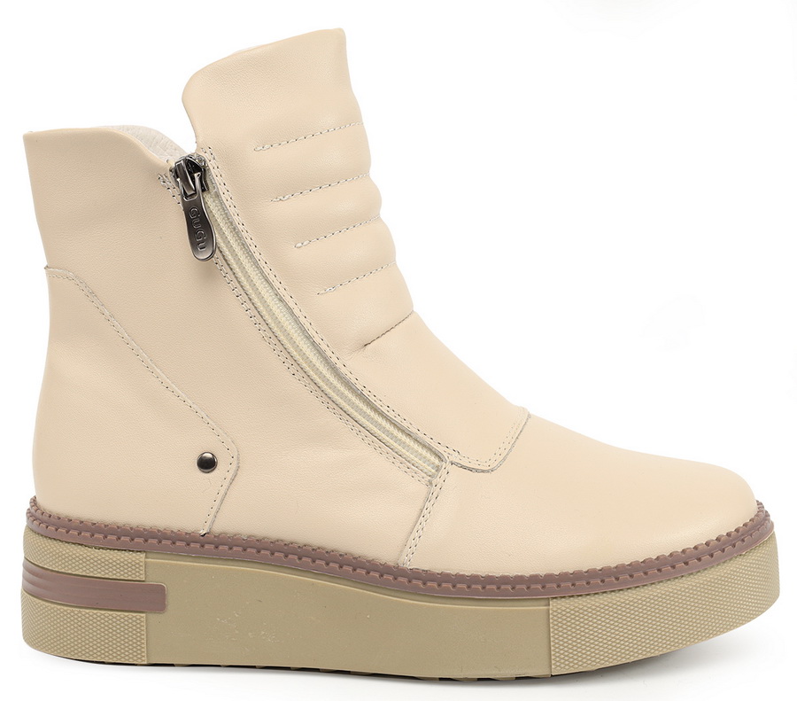 женские ботинки натуральная кожа натуральный мех gugu германия