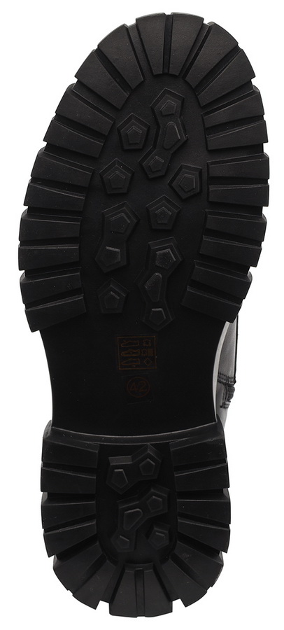 мужские ботинки натуральная кожа / натуральный мех gugu