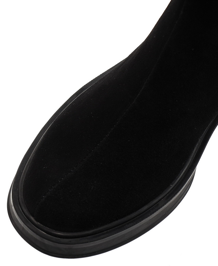 женские сапоги натуральная кожа(велюр) / шерсть gugu германия