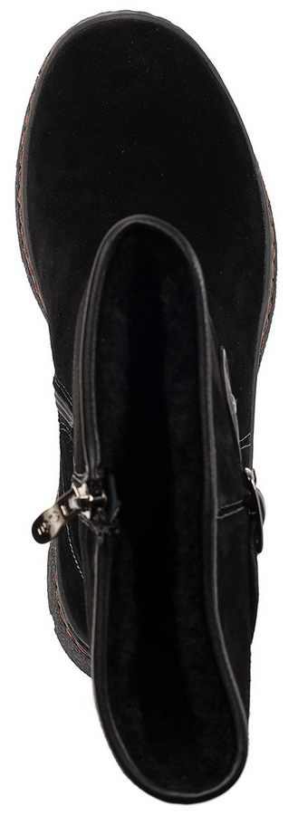 женские сапоги натуральная кожа (велюр) / натуральный мех gugu германия