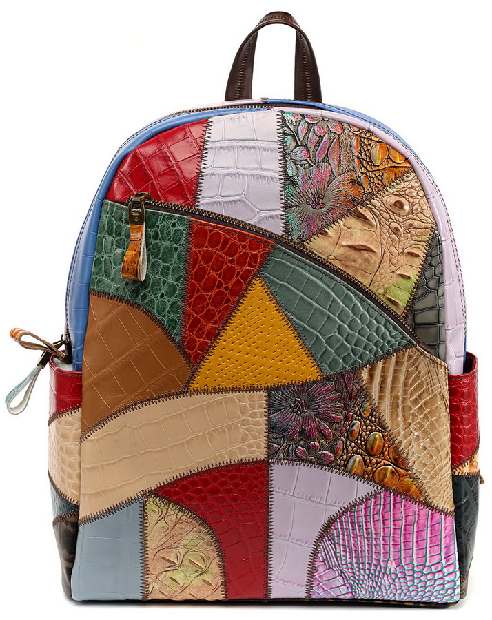 женский рюкзак натуральная кожа kikilok корея