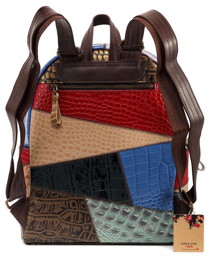 женский рюкзак натуральная кожа kikilok корея