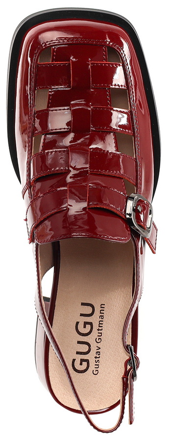 женские туфли натуральная кожа лаковая gugu германия