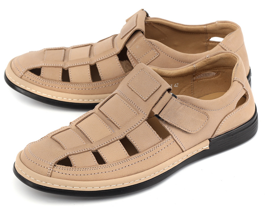 мужские летние полуботинки натуральная кожа gugu германия