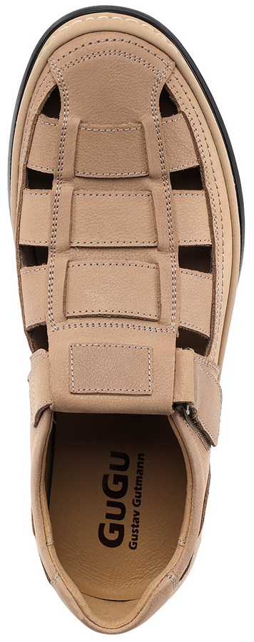 мужские летние полуботинки натуральная кожа gugu германия