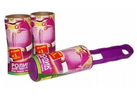 набор: ролик для чистки одежды 21 лист + 2 сменных блока россия