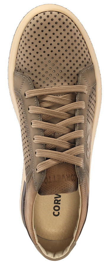 мужские кеды натуральная кожа нубук corvetto италия