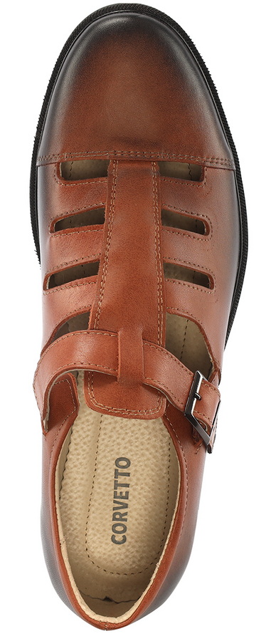 мужские летние туфли натуральная кожа corvetto 